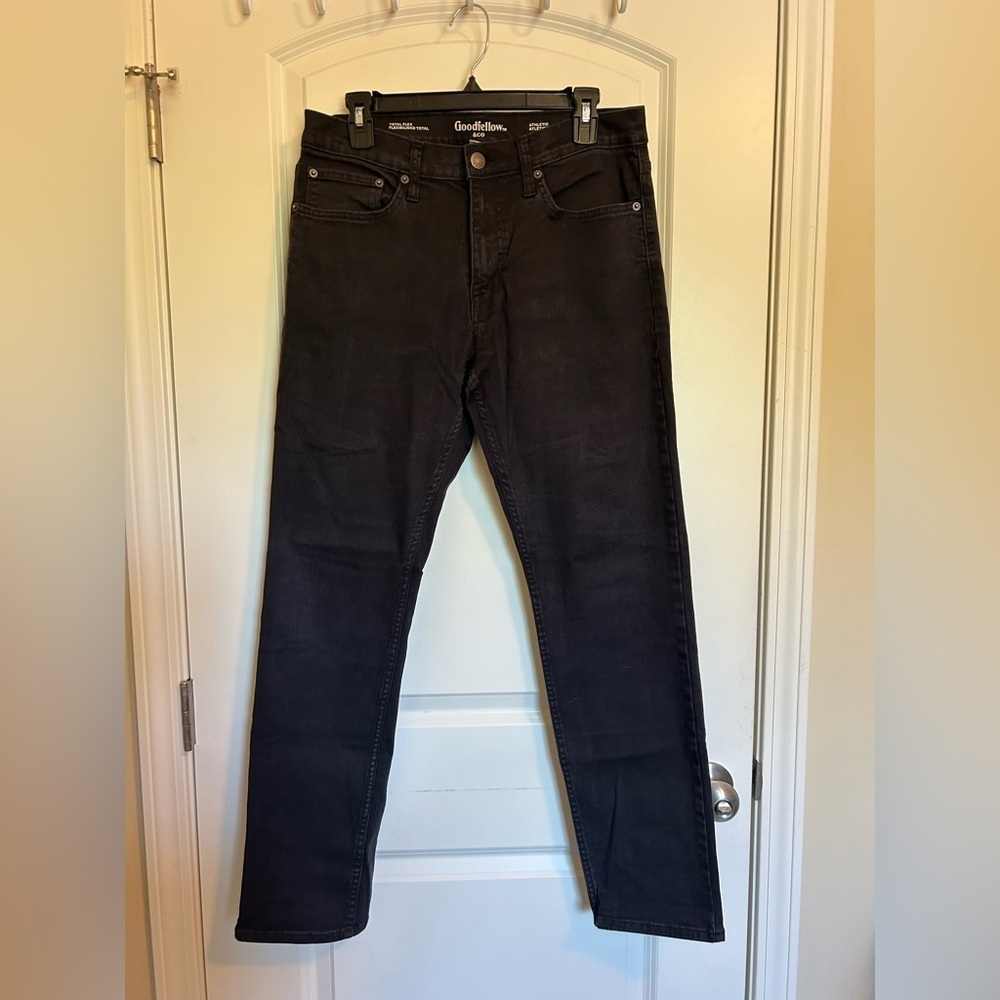 Goodfellow & Co Men's Dark Black Slim Straight Jeans